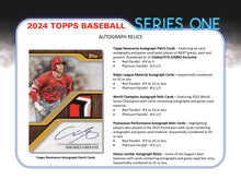 Load image into Gallery viewer, NEW!! 2024 Topps Series 1 Sealed Hobby Box!! Pre-Sale!!!