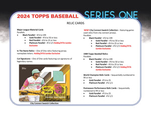 NEW!! 2024 Topps Series 1 Sealed Hobby Box!! Pre-Sale!!!