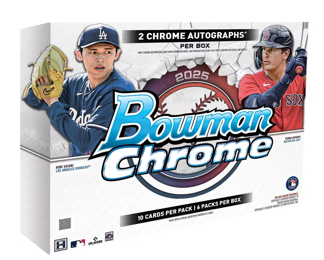 2025 Bowman Chrome Hobby Pick One Get Two