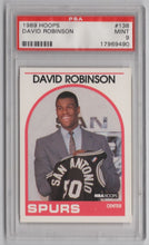 Load image into Gallery viewer, 1989-90 Hoops David Robinson RC PSA 9 San Antonio Spurs #138