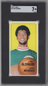 1970-71 Topps Lew Alcindor RC SGC 7 Milwaukee Bucks #75