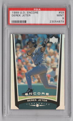 1999 Upper Deck Encore Derek Jeter PSA 9 New York Yankees #59