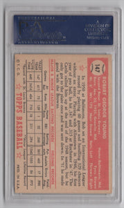 1952 Topps Bob Young PSA 4 St. Louis Browns #147