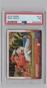 2015 Topps Mike Trout PSA 7 Los Angeles Angels #510