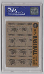 1960 Topps Yankees Team Card PSA 7 #332 (MK)