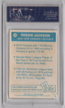Load image into Gallery viewer, 1977 Topps Cloth Stickers Reggie Jackson PSA 8 New York Yankees #22