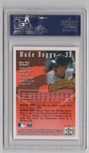 1996 Finest Wade Boggs PSA 9 New York Yankees #155