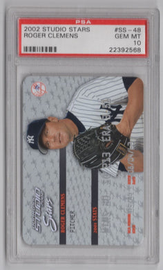 2002 Donruss Studio Stars Roger Clemens PSA 10 New York Yankees #SS-48