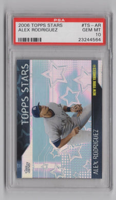 2006 Topps Stars Alex Rodriguez BB PSA 10 New York Yankees #TS-AR