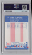 Load image into Gallery viewer, 1987 Fleer Update Glossy Mark McGwire BB PSA 8 Oakland Athletics #U-76