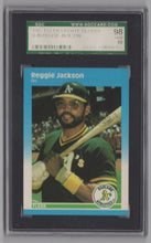 Load image into Gallery viewer, 1987 Fleer Update Glossy Reggie Jackson BB SGC 10 New York Yankees #U-49