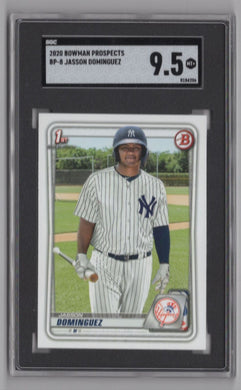 2020 Bowman Prospects Jasson Dominguez BB8184206 SGC 9.5 New York Yankees #BP-8