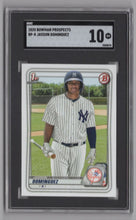 Load image into Gallery viewer, 2020 Bowman Prospects Jasson Dominguez BB3500878 SGC 10 New York Yankees #BP-8