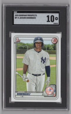 2020 Bowman Prospects Jasson Dominguez BB3500878 SGC 10 New York Yankees #BP-8