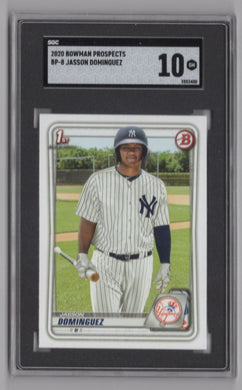 2020 Bowman Prospects Jasson Dominguez BB3552400 SGC 10 New York Yankees #BP-8