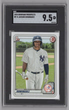 Load image into Gallery viewer, 2020 Bowman Prospects Jasson Dominguez BB0187365 SGC 9.5 New York Yankees #BP-8