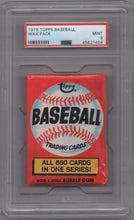 Load image into Gallery viewer, 1976 Topps Wax Pack BB45621404 PSA 9 #SEALED