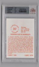 Load image into Gallery viewer, 1976 SSPC Dennis Eckersley BB BVG 9 Cleveland Indians #506