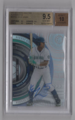 2017 Bowman High Tek Kyle Lewis Auto BB BGS 9.5 Seattle Mariners #BHTKL