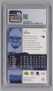 2006 SPx Spectrum Tom Brady FB1004969008 CSG 7.5 New England Patriots #52