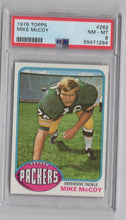 Load image into Gallery viewer, 1976 Topps Mike Mccoy FB PSA 8 Green Bay Packers #262