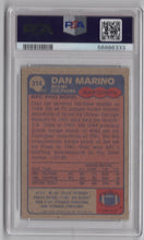 Load image into Gallery viewer, 1985 Topps Dan Marino FB56886333 PSA 5 Miami Dolphins #314