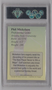 2001 Sports Card Investor Platinum Phil Mickelson G CTA 9