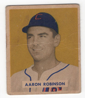 1949 Bowman BITW Aaron Robinson Brooklyn Dodgers #133