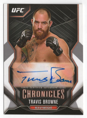 2015 Topps UFC Chronicles Travis Browne Auto #CA-TBR