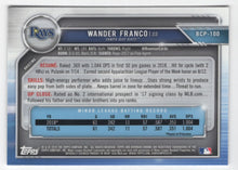 Load image into Gallery viewer, 2019 1st Bowman Chrome Prospects Wander Franco Tampa Bay Rays #BCP-100