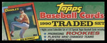 Load image into Gallery viewer, 1990 Topps Traded Factory Sealed Set #132CT