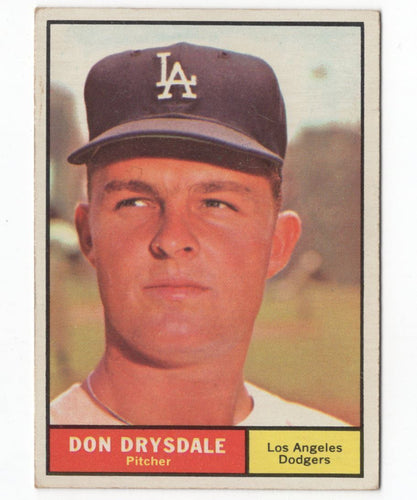 1961 Topps Don Drysdale Los Angeles Dodgers #260