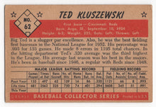 Load image into Gallery viewer, 1953 Bowman Color Ted Kluszewski Cincinnati Reds #62