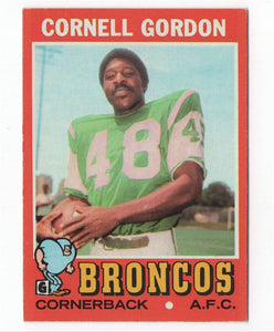 1971 Topps Cornell Gordon Denver Broncos #256