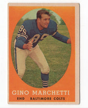 Load image into Gallery viewer, 1958 Topps Gino Marchetti Baltimore Colts #16