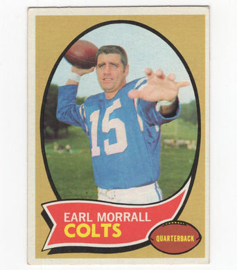 1970 Topps Earl Morrall Baltimore Colts #88