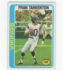 1978 Topps Fran Tarkenton Minnesota Vikings #100