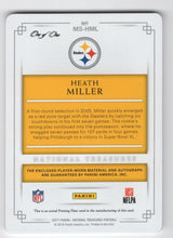 Load image into Gallery viewer, 2017 Panini National Treasures Printing Plate Auto Laundry Tag Heath Miller Auto