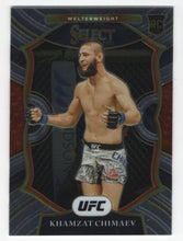Load image into Gallery viewer, 2021 Panini Select Khamzat Chimaev Concourse RC #57