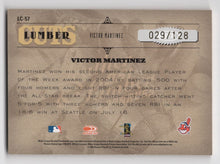 Load image into Gallery viewer, 2005 Donruss Leather &amp; Lumber Cuts Victor Martinez Auto Bat 029/128 Cleveland