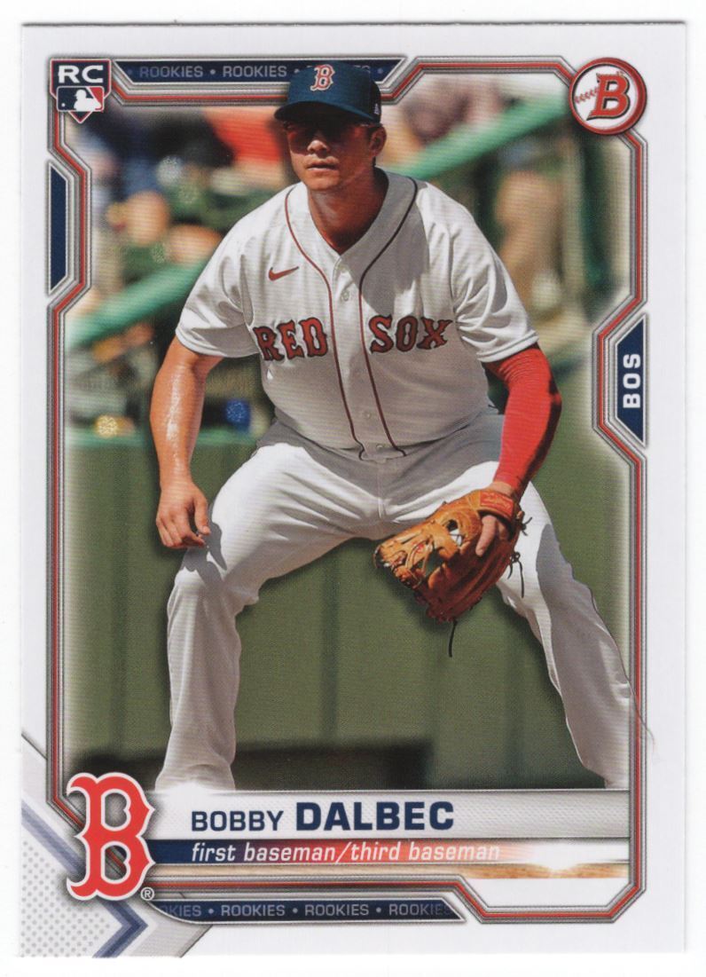 2021 Bowman Bobby Dalbec RC Boston Red Sox #26
