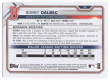Load image into Gallery viewer, 2021 Bowman Bobby Dalbec RC Boston Red Sox #26