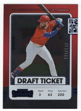 Load image into Gallery viewer, 2021 Panini Contenders Draft Bryce Harper 121/149 Philadelphia Phillies #99