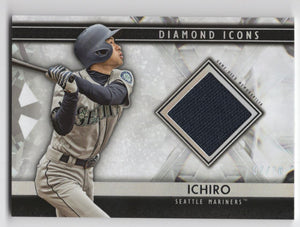 2019 Topps Diamond Icons Single-Player Relics Ichiro Jersy 7/10 Seattle Mariners