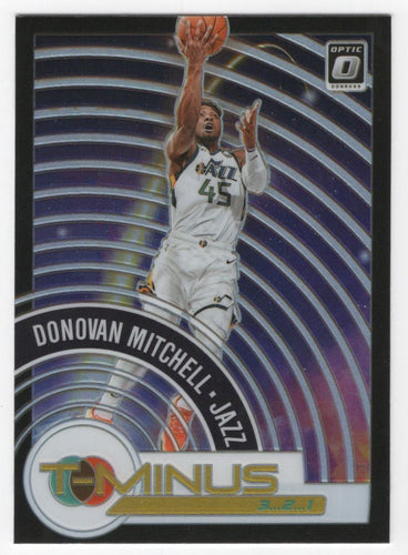 2020-21 Donruss Optic T-Minus 3-2-1 Donovan Mitchell Utah Jazz #6