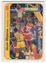 Load image into Gallery viewer, 1986-87 Fleer Stickers Akeem Olajuwon Houston Rockets #9