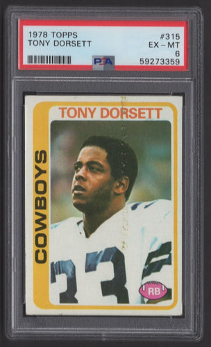1978 Topps Tony Dorsett #315 RC PSA 6 Dallas Cowboys