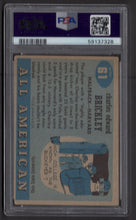 Load image into Gallery viewer, 1955 Topps All-American Charley Brickley #61 PSA 2.5 Harvard Crimson