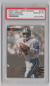 2000 Collector's Edge Uncirculated Troy Aikman #128 1of5000 PSA 10 Dallas