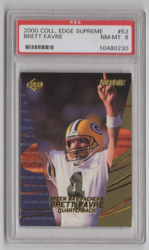 2000 Collector's Edge SUPREME Brett Favre #52 PSA 8 Green Bay Packers